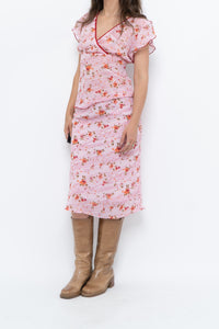 Vintage x Pink Floral Set (S, M)