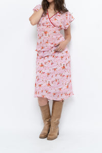 Vintage x Pink Floral Set (S, M)
