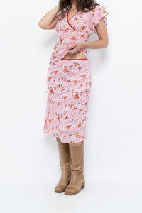 Vintage x Pink Floral Set (S, M)