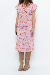 Vintage x Pink Floral Set (S, M)