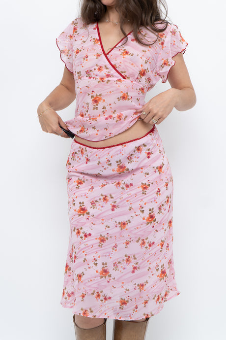 Vintage x Pink Floral Set (S, M)