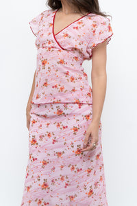 Vintage x Pink Floral Set (S, M)