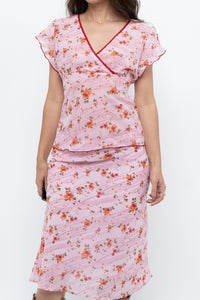 Vintage x Pink Floral Set (S, M)
