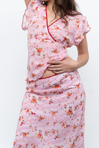 Vintage x Pink Floral Set (S, M)