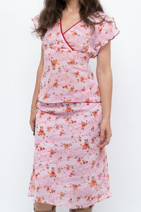 Vintage x Pink Floral Set (S, M)