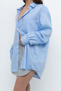 Vintage x Cotton Sky Blue Oversized Buttonup (S-L)