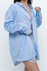 Vintage x Cotton Sky Blue Oversized Buttonup (S-L)