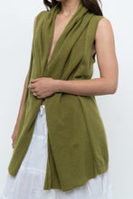 Load image into Gallery viewer, Vintage x Chartreuse Cashmere Vest Cardigan (S-L)