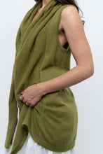 Load image into Gallery viewer, Vintage x Chartreuse Cashmere Vest Cardigan (S-L)