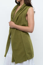 Load image into Gallery viewer, Vintage x Chartreuse Cashmere Vest Cardigan (S-L)