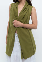 Load image into Gallery viewer, Vintage x Chartreuse Cashmere Vest Cardigan (S-L)