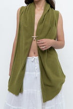 Load image into Gallery viewer, Vintage x Chartreuse Cashmere Vest Cardigan (S-L)