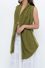 Load image into Gallery viewer, Vintage x Chartreuse Cashmere Vest Cardigan (S-L)