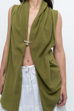 Load image into Gallery viewer, Vintage x Chartreuse Cashmere Vest Cardigan (S-L)
