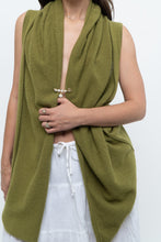 Load image into Gallery viewer, Vintage x Chartreuse Cashmere Vest Cardigan (S-L)