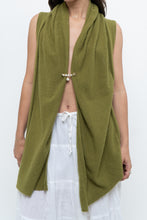 Load image into Gallery viewer, Vintage x Chartreuse Cashmere Vest Cardigan (S-L)