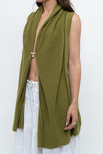 Load image into Gallery viewer, Vintage x Chartreuse Cashmere Vest Cardigan (S-L)