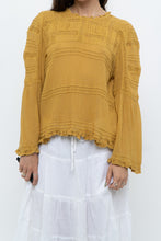 Load image into Gallery viewer, FREE PEOPLE x Honey Yellow Bohemian Blouse (S, M)