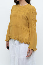 Load image into Gallery viewer, FREE PEOPLE x Honey Yellow Bohemian Blouse (S, M)