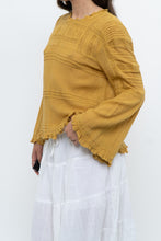 Load image into Gallery viewer, FREE PEOPLE x Honey Yellow Bohemian Blouse (S, M)