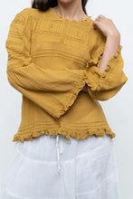 Load image into Gallery viewer, FREE PEOPLE x Honey Yellow Bohemian Blouse (S, M)
