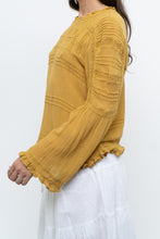 Load image into Gallery viewer, FREE PEOPLE x Honey Yellow Bohemian Blouse (S, M)