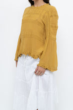 Load image into Gallery viewer, FREE PEOPLE x Honey Yellow Bohemian Blouse (S, M)