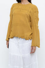 Load image into Gallery viewer, FREE PEOPLE x Honey Yellow Bohemian Blouse (S, M)