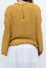 Load image into Gallery viewer, FREE PEOPLE x Honey Yellow Bohemian Blouse (S, M)