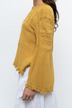 Load image into Gallery viewer, FREE PEOPLE x Honey Yellow Bohemian Blouse (S, M)