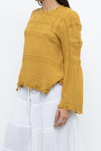 Load image into Gallery viewer, FREE PEOPLE x Honey Yellow Bohemian Blouse (S, M)