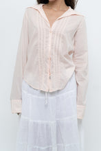 Load image into Gallery viewer, Vintage x GUESS Baby Pink Lightweight Cotton Buttonup (XS-L)