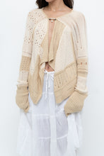 Load image into Gallery viewer, GARY GRAHAM x Beige, Cream Open Knit Flowy Cardigan (S-L)