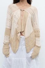 Load image into Gallery viewer, GARY GRAHAM x Beige, Cream Open Knit Flowy Cardigan (S-L)