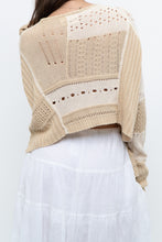 Load image into Gallery viewer, GARY GRAHAM x Beige, Cream Open Knit Flowy Cardigan (S-L)