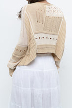 Load image into Gallery viewer, GARY GRAHAM x Beige, Cream Open Knit Flowy Cardigan (S-L)