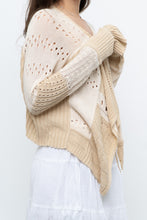Load image into Gallery viewer, GARY GRAHAM x Beige, Cream Open Knit Flowy Cardigan (S-L)