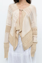 Load image into Gallery viewer, GARY GRAHAM x Beige, Cream Open Knit Flowy Cardigan (S-L)