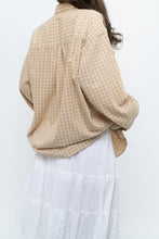Load image into Gallery viewer, Vintage x Gold Checkered Oversized Shirt (XS-XL)