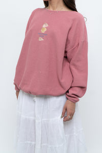 Vintage x PEI Pink Shell Crewneck (XS-M)