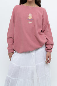 Vintage x PEI Pink Shell Crewneck (XS-M)