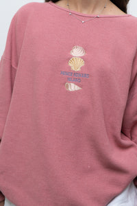 Vintage x PEI Pink Shell Crewneck (XS-M)