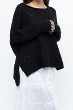 Load image into Gallery viewer, FREE PEOPLE x Black Knit Lightweight Sweater (XS-M)