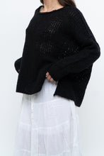 Load image into Gallery viewer, FREE PEOPLE x Black Knit Lightweight Sweater (XS-M)