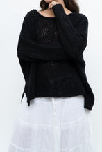 Load image into Gallery viewer, FREE PEOPLE x Black Knit Lightweight Sweater (XS-M)
