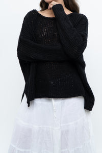 FREE PEOPLE x Black Knit Lightweight Sweater (XS-M)