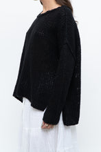 Load image into Gallery viewer, FREE PEOPLE x Black Knit Lightweight Sweater (XS-M)