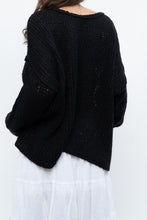 Load image into Gallery viewer, FREE PEOPLE x Black Knit Lightweight Sweater (XS-M)