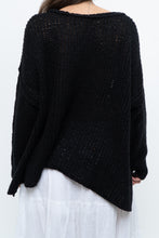 Load image into Gallery viewer, FREE PEOPLE x Black Knit Lightweight Sweater (XS-M)
