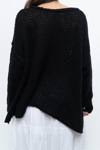 FREE PEOPLE x Black Knit Lightweight Sweater (XS-M)